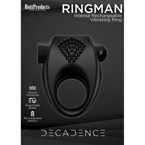 DECADENCE- RING MAN – VIBRATING COCK RING WITH