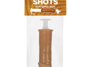 PECKER SHOT SYRINGE- BROWN