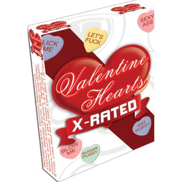 VALENTINES X RATED HEART CANDY WITH ASSORTED