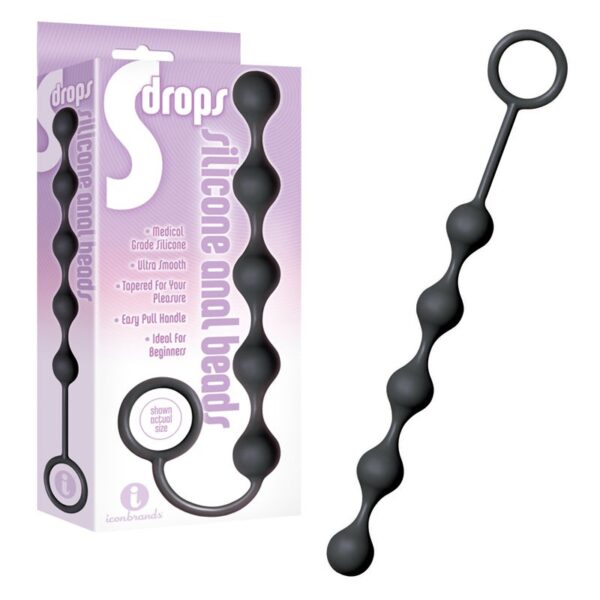 The 9’s, S-Drops Silicone Anal Beads