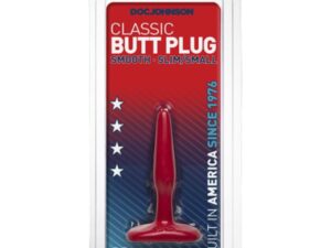 SMOOTH BUTT PLUG RED