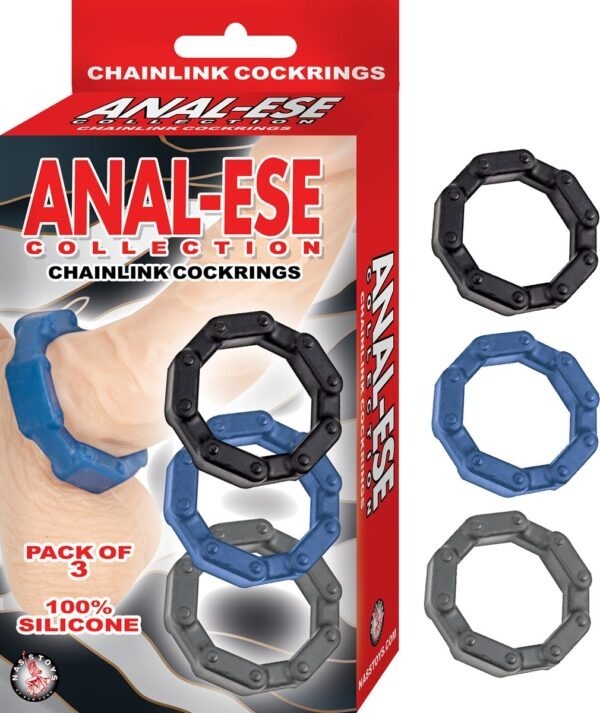 ANAL-ESE COLLECTION CHAINLINK COCKRINGS