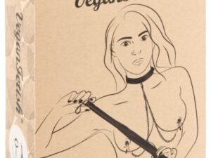 Vegan Fetish Collar Set Vegan - Bondage, Manette, Look Pelle, Vegano
