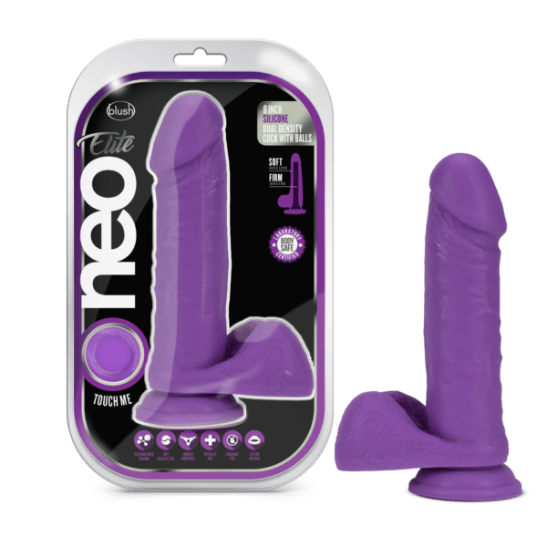 Neo Elite – 8 Inch Silicone Dual Density Cock
