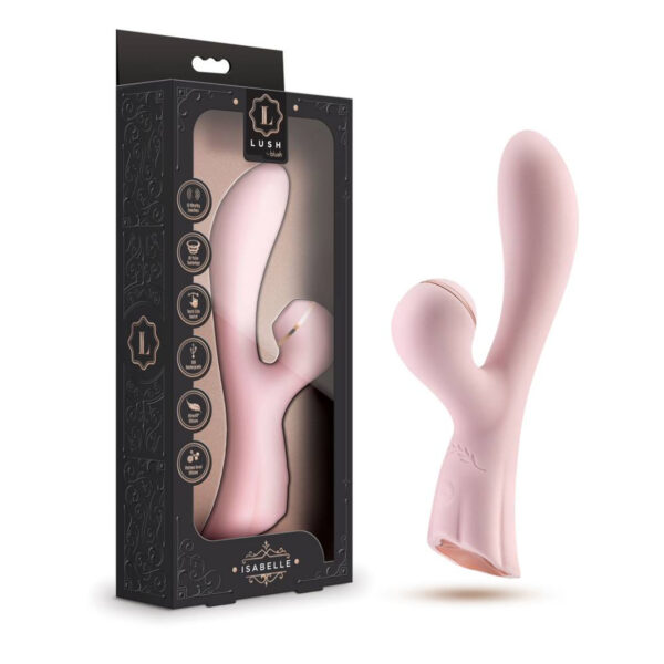 Lush Isabelle REchargeable Air Pulse Clitoral Pink