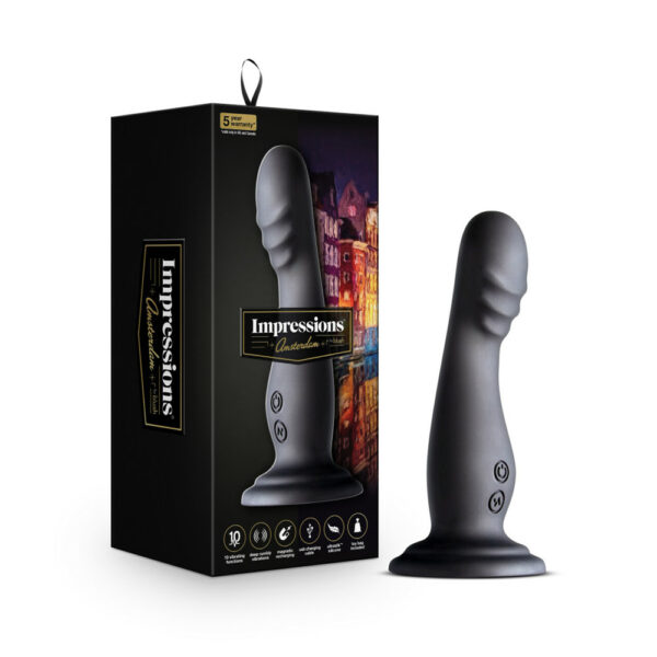 Impressions Amsterdam Rechargeable Silicone Vibrator – Black