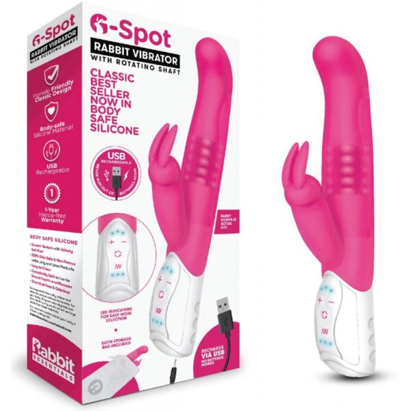 RR Rechargeable G-Spot Rabbit – Hot Pink