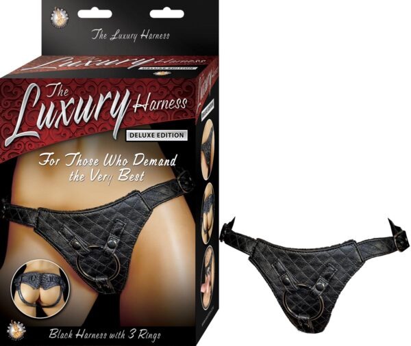 The Luxury Deluxe Edition Adjustable Harness – Black