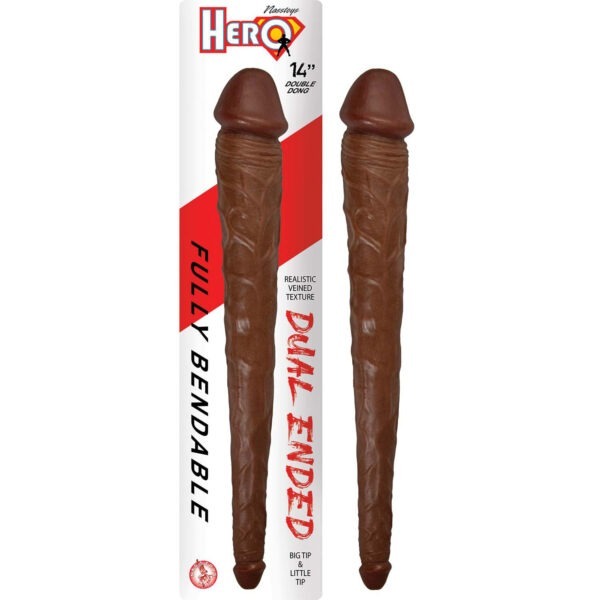 HERO 14″ DOUBLE DONG-BROWN