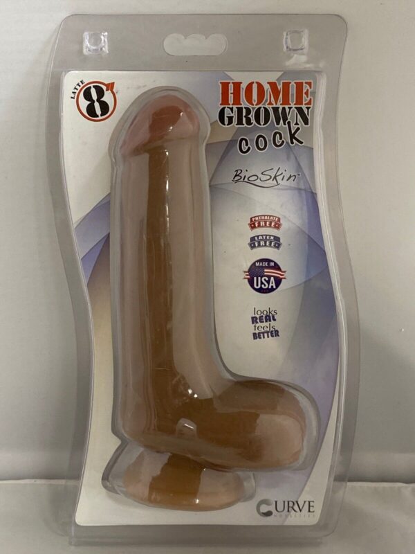 Home Grown Cock 8 Inch Curve Real Feel