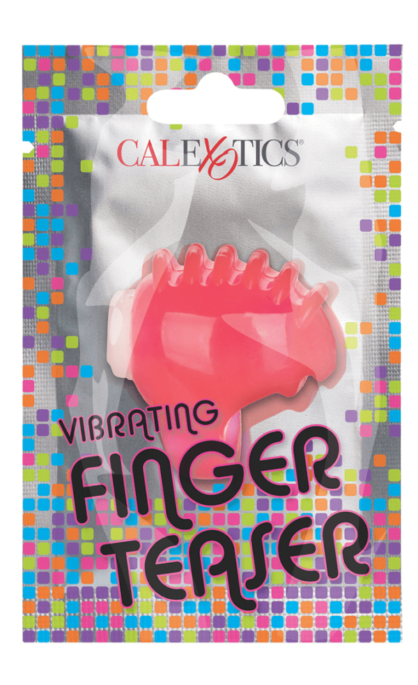 Vibrating Finger Teaser Pink