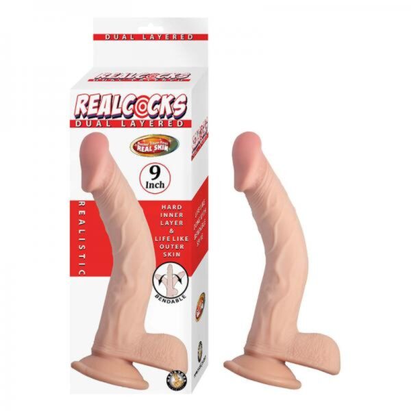 Realcocks Dual Layered 9″ White