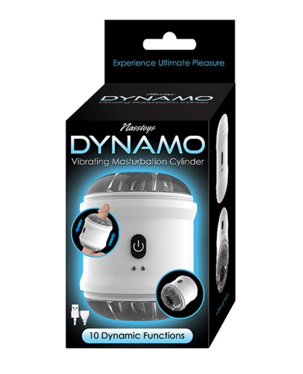 DYNAMO VIBRATING MASTURBATOR CLEAR