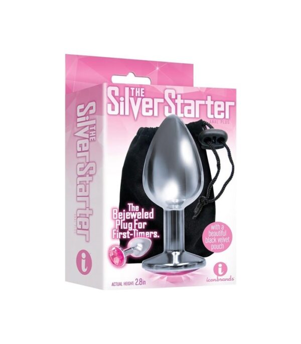 The Silver Starter Anal Plug