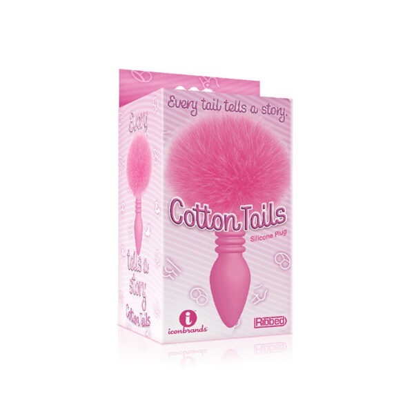 “The 9’s, Cottontails, Silicone Bunny Tail Butt Plug