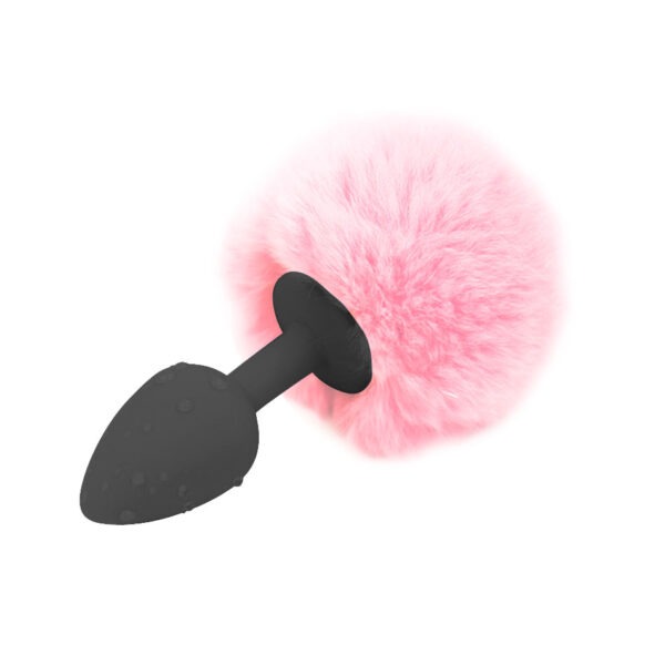 Nobü Fetish – FPS Small Silicone Plug with Tail – Pink