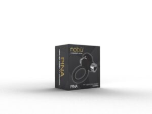 Nobü U-Control – Pina Vibrating Silicone Rabbit Ring – Black