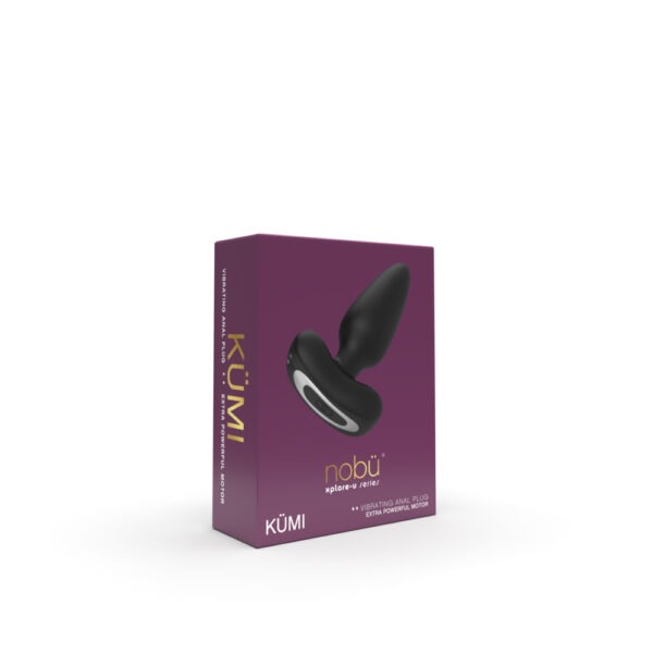 Nobü X-plore U – Kümi Vibrating Anal Plug – Black