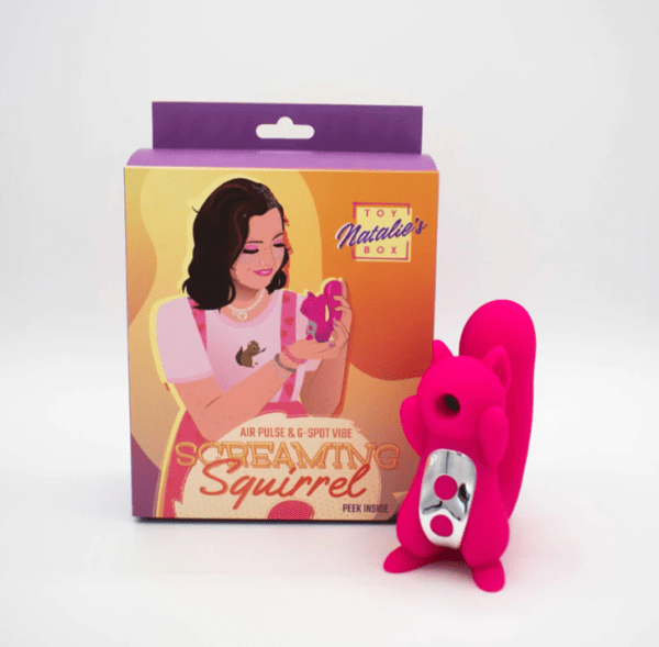 LAK Screaming Squirrel Air Pulse & G-Spot Vibrator