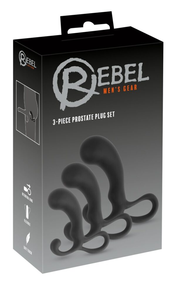 Rebel 3-piece Prostate Plug Set