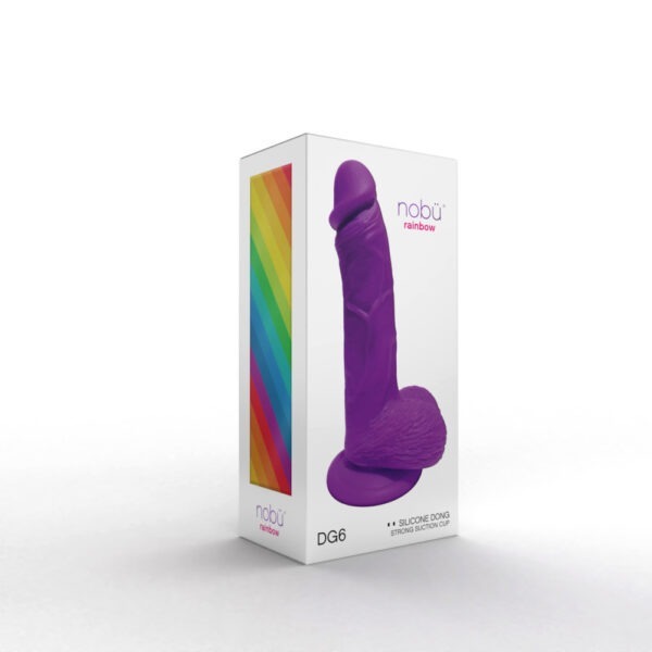 Nobü Rainbow – DG6 Dildo with Suction Cup – Purple