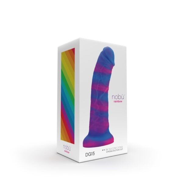 Nobü Rainbow – DG15 8″ Dildo with Suction Cup – Cosmic