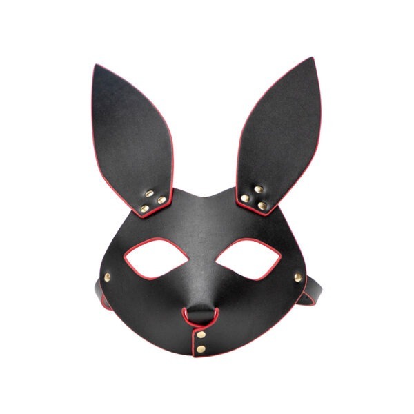 Nobü Fetish – MK1 Bunny Mask Reversible – Black/Red