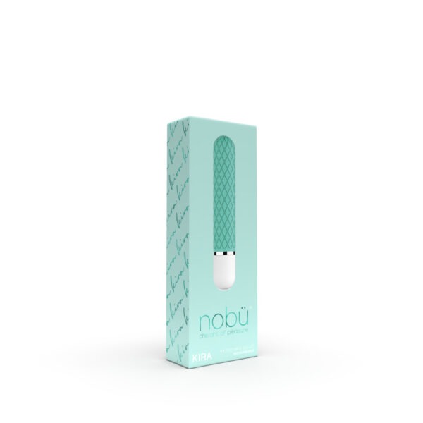 Nobü Essentials – Kira Silicone Textured Bullet – Seafoam Green