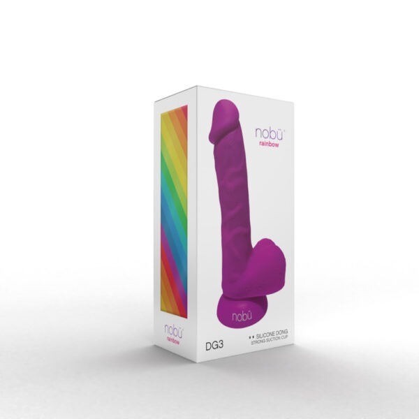 Nobü Rainbow – DG3 Dildo with Suction Cup – Purple