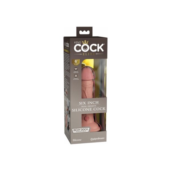 King Cock Elite 6 Inch Silicone Dual Density Cock