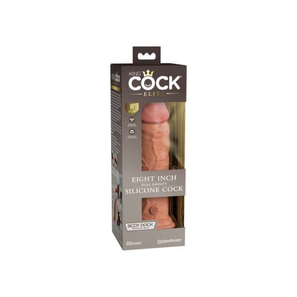 King Cock Elite 8 Inch Silicone Dual Density Cock