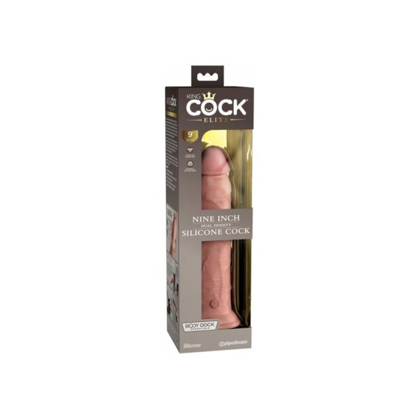 King Cock Elite 9 Inch Silicone Dual Density Cock