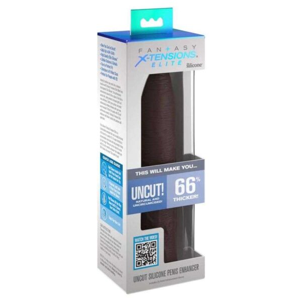 Fantasy X-tensions Elite Uncut Penis Enhancer Brown