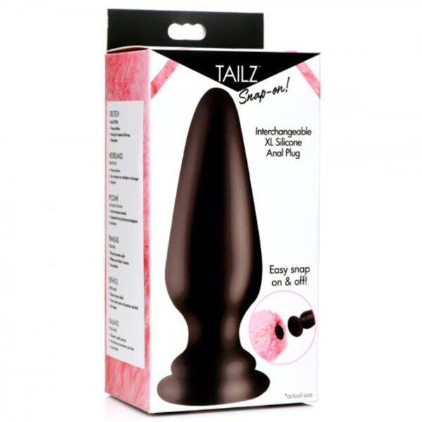 TZ Snap-On Interchangeable XL Silicone Anal Plug