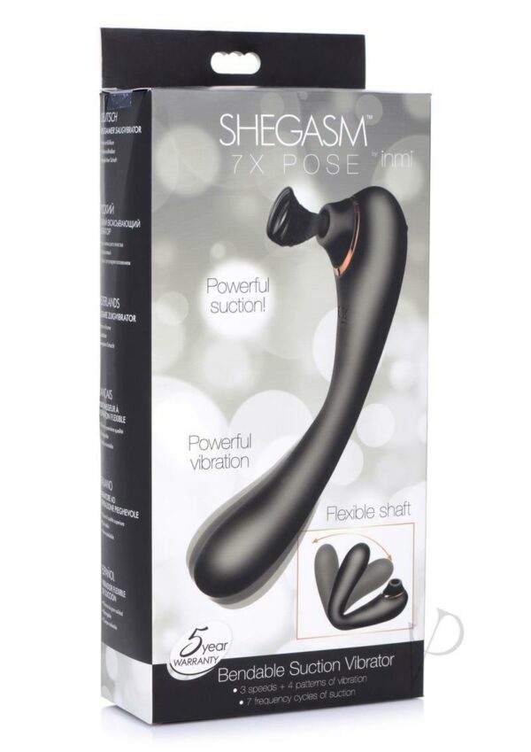 IN Shegasm 7X Pose Bendable Suction Vibrator