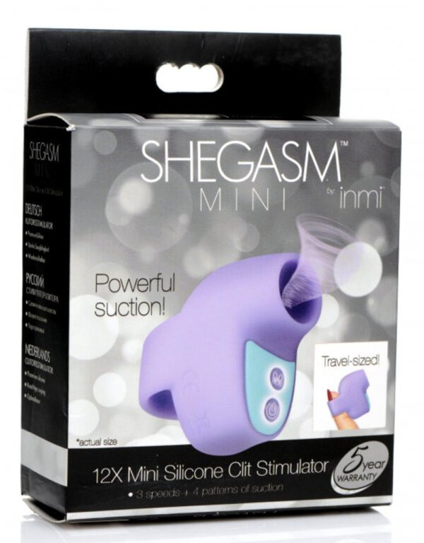 Inmi Shegasm 12X Mini Silicone Clit Stimula Purple