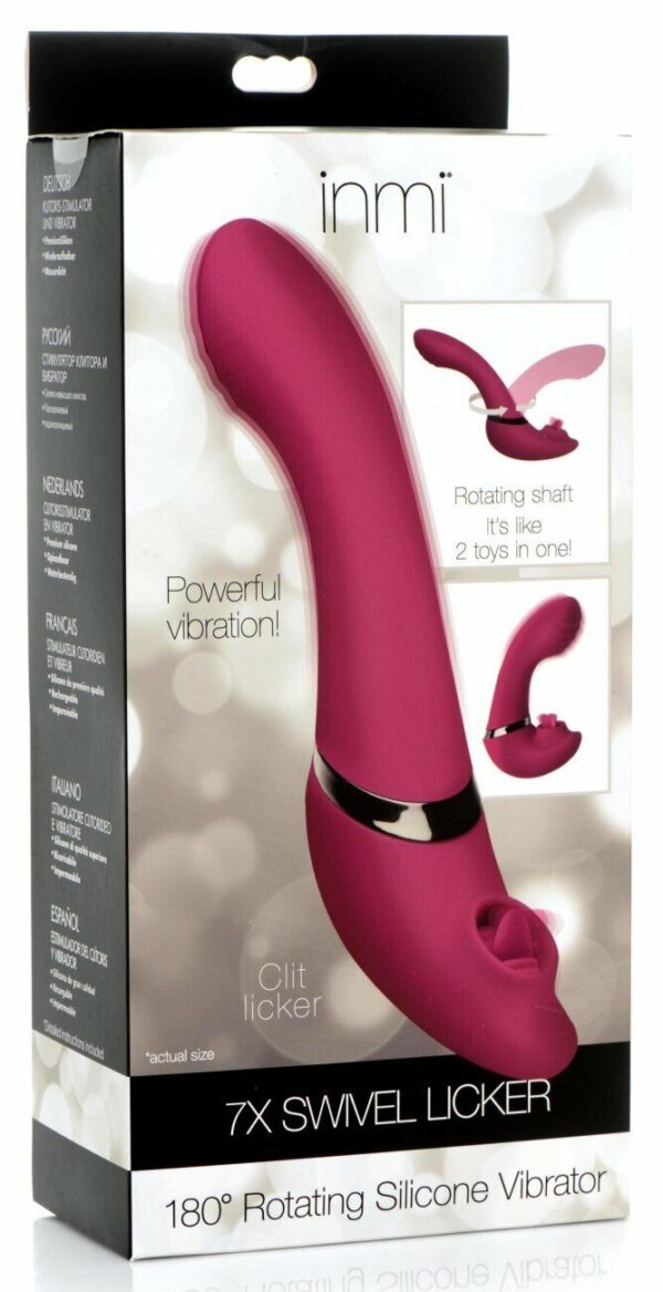 IN 7X Swivel Licker 180 Rotating Silicone Licking