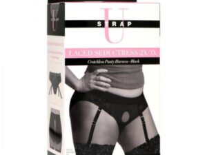 SU Laced Seductress 2XL/3XL Lace Crotchless Panty