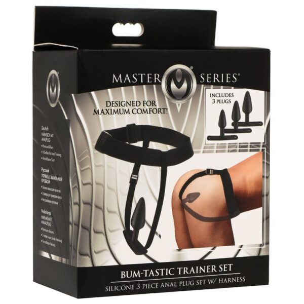 MS Bum-Tastic Trainer Set Silicone 3 Piece Anal Plugs