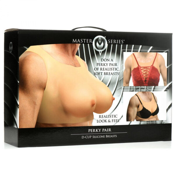 MS Perky Pair D-Cup Silicone Breasts