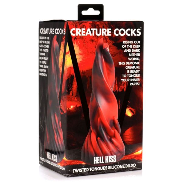 CC Hell Kiss Twisted Tongues Silicone Dildo