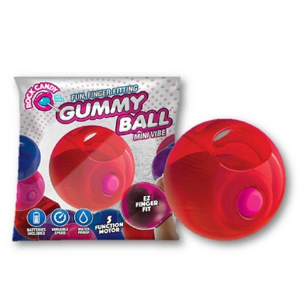 Rock Candy Gummy Balls Finger Vibrator