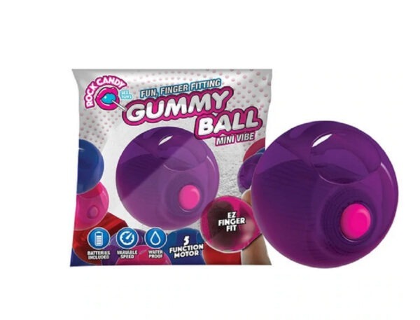 Rock Candy Gummy Balls Finger Vibrator