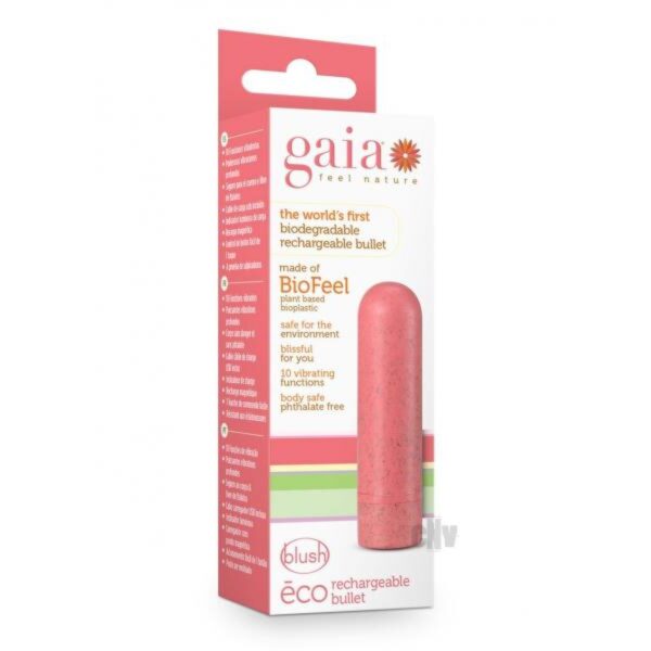 Gaia – Eco Rechargeable Bullet – Coral