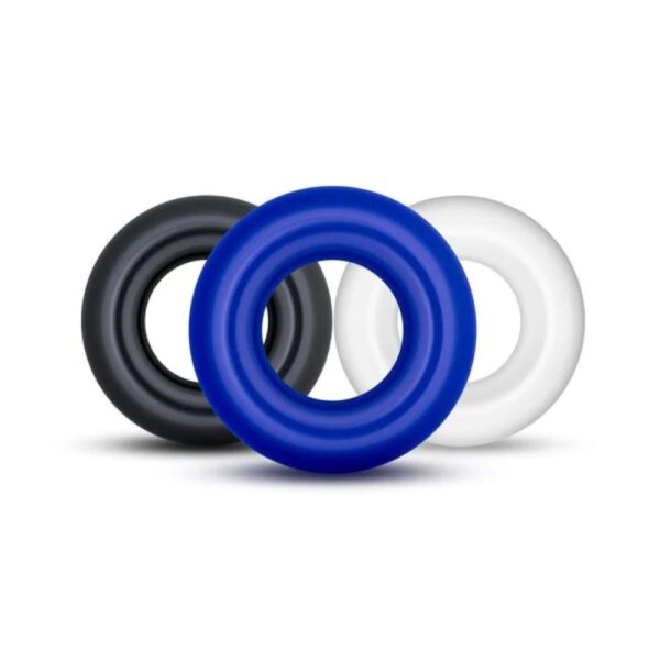 Stay Hard – Donut Rings Clear Black Blue (Venta individual)