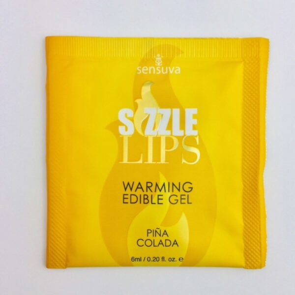 Sizzle Lips Pina Colada Warming Gel Pillow 6ml.