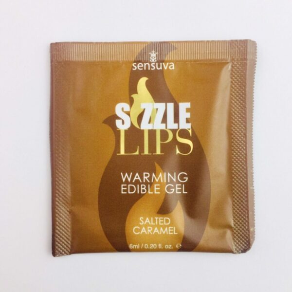 Sizzle Lips Salted Caramel Warming Gel Pillow 6ml