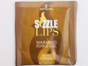 Sizzle Lips Salted Caramel Warming Gel Pillow 6ml