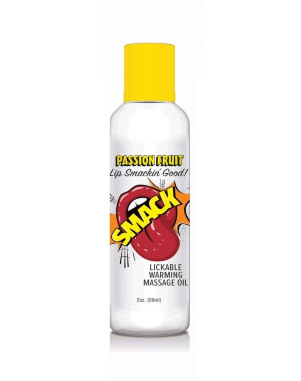 Smack Lickable Massage Oil 2oz – Passion Fruit