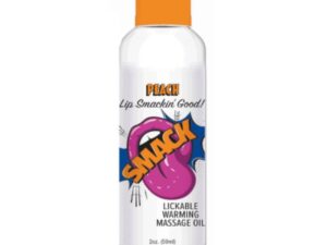 Smack Lickable Massage Oil 2oz – Peach